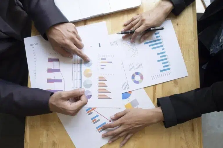 Analytics dashboard and assessment reports used to develop data-driven leadership insights.