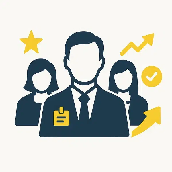 Visual representation of values-based leadership—trust and accountability as tools for sustainable growth.